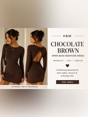 H&M | Dresses | Hm Black Dress With Bow Detailing On Sleeves